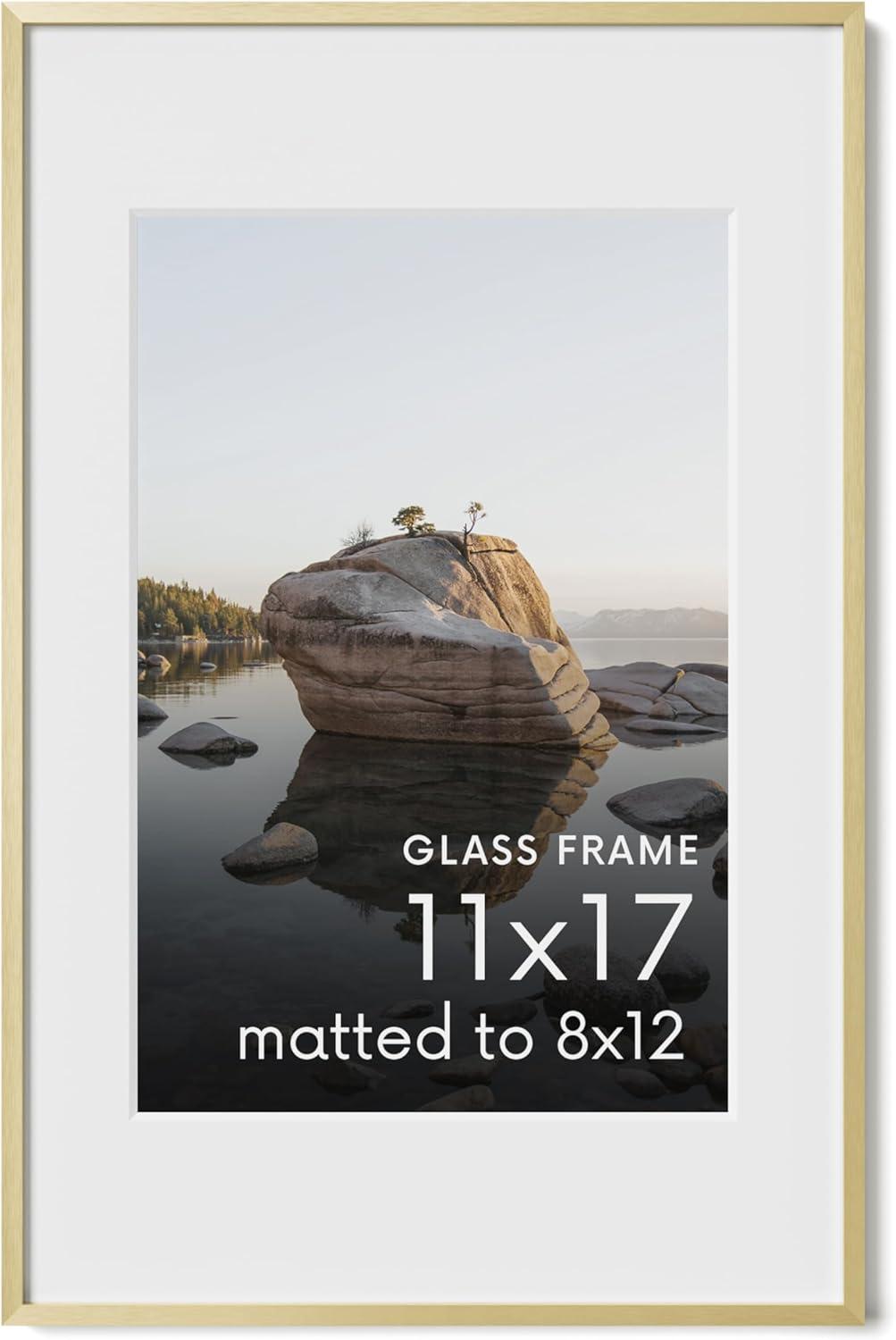 Metal Picture Frame with Glass