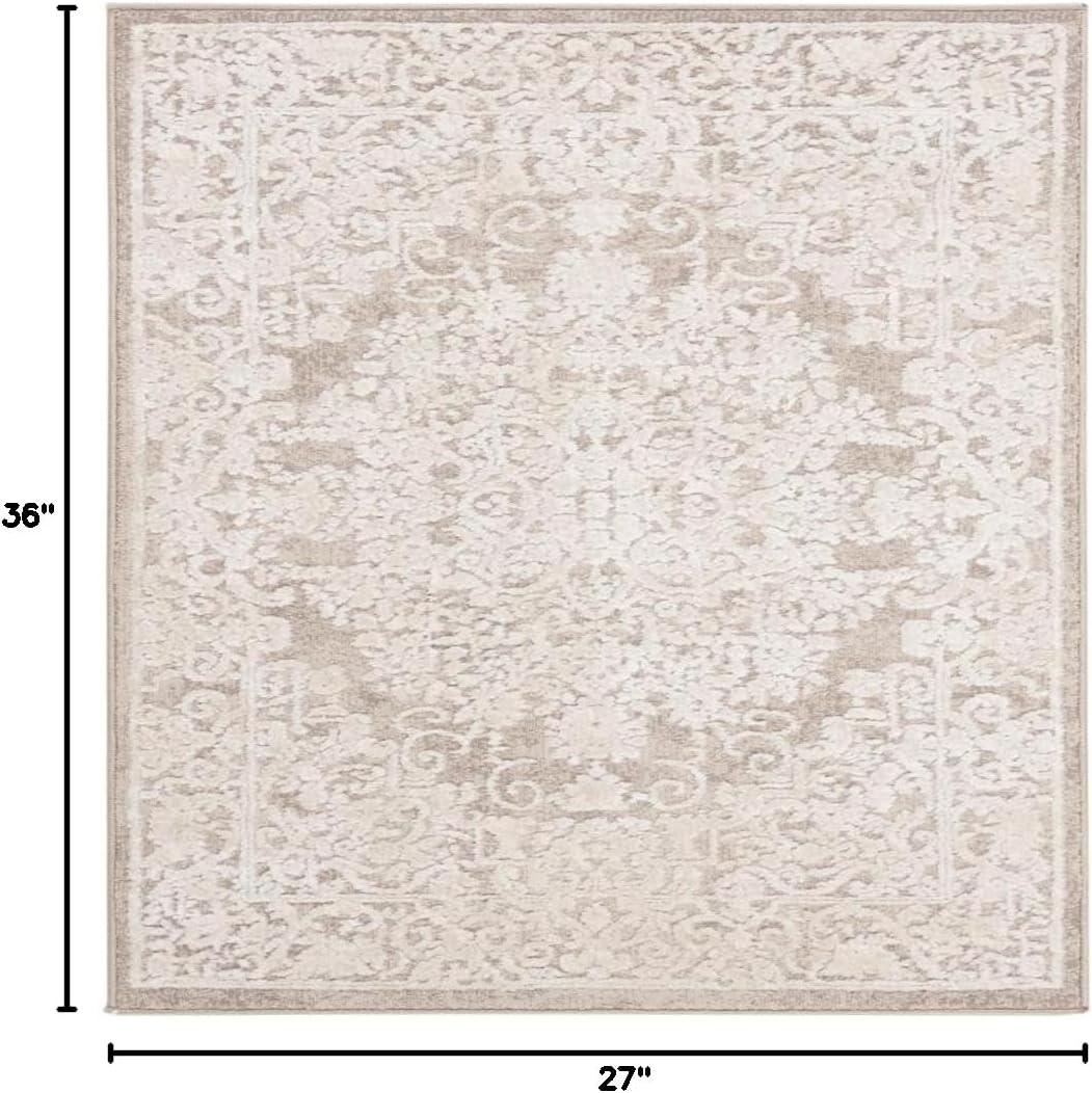 Reflection RFT664 Power Loomed Indoor Accent Rug - 2'3"x3' - Beige/Cream - Safavieh