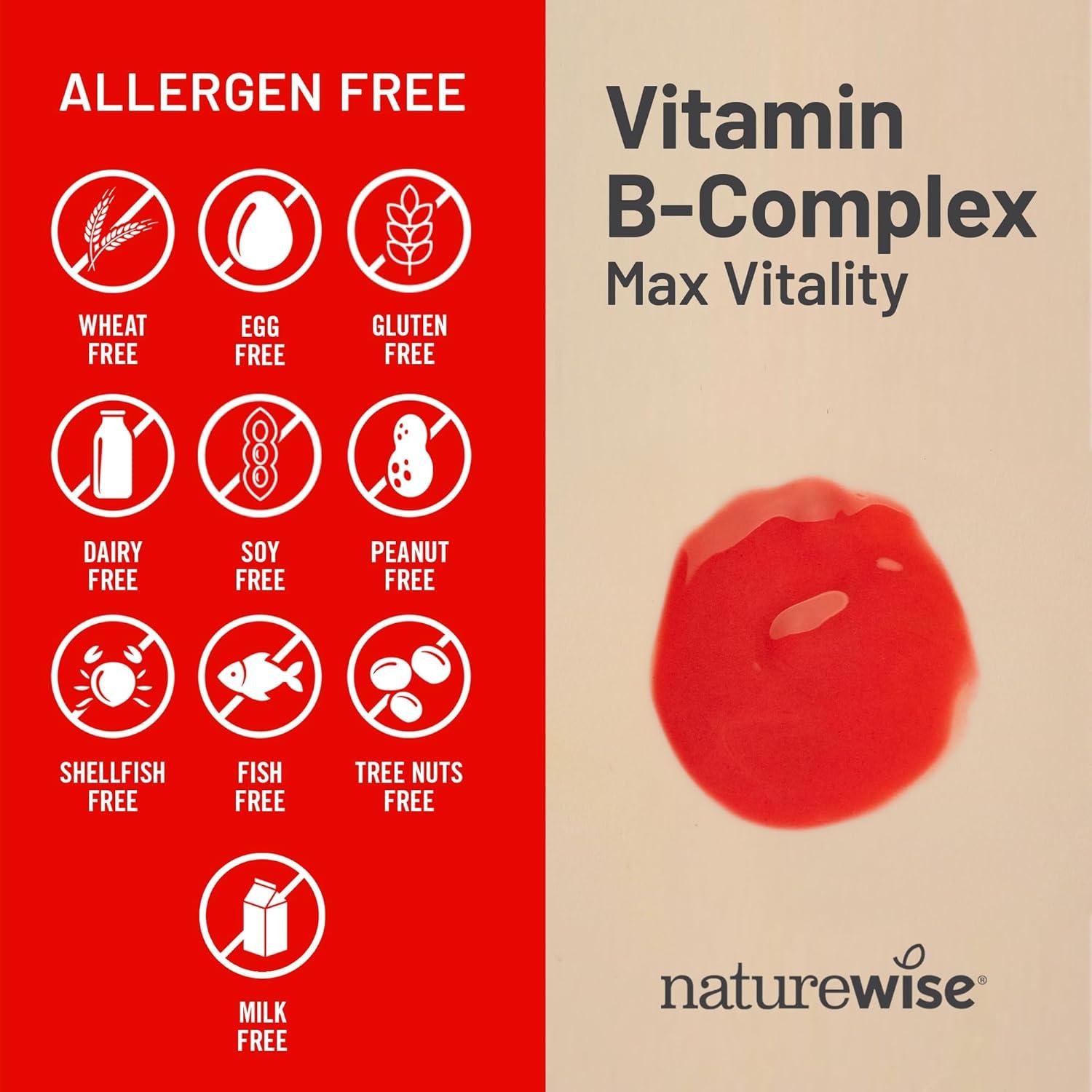 NatureWise Vitamin B Complex - Gluten-Free, Non-GMO - 150 Softgels[150-Day Supply]