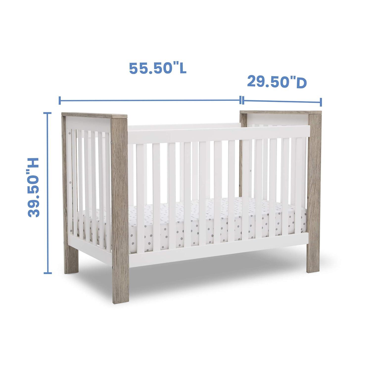 Delta Children Miles 4-in-1 Convertible Crib