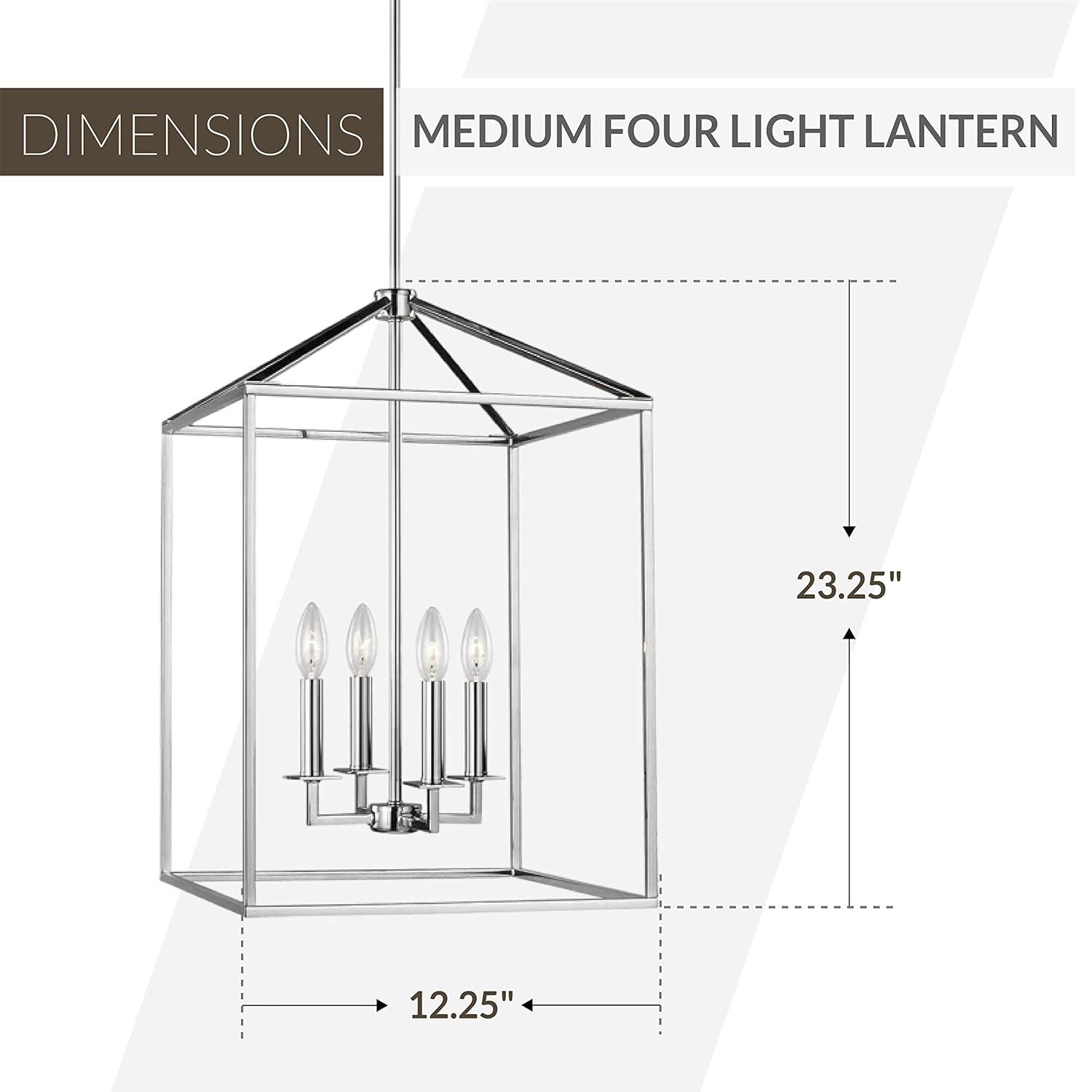 Lucius Pendant Light - Polished Nickel / 15.5"W
