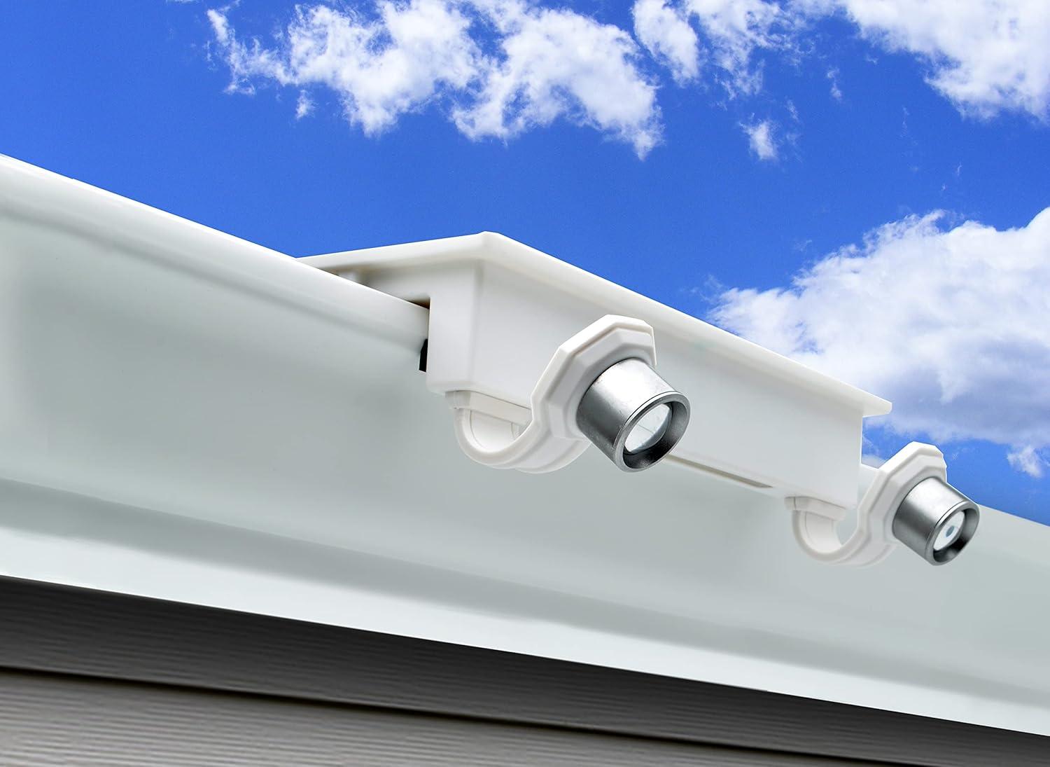 STKR Concepts 2 - Head LED Solar Powered Dusk to Dawn Outdoor Security Spotlight