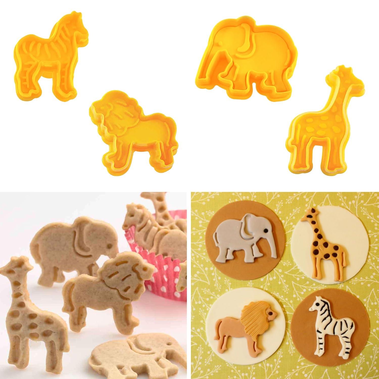 Mrs. Anderson’s Baking Animal Cracker Cookie Cutters, BPA Free, Set of 4