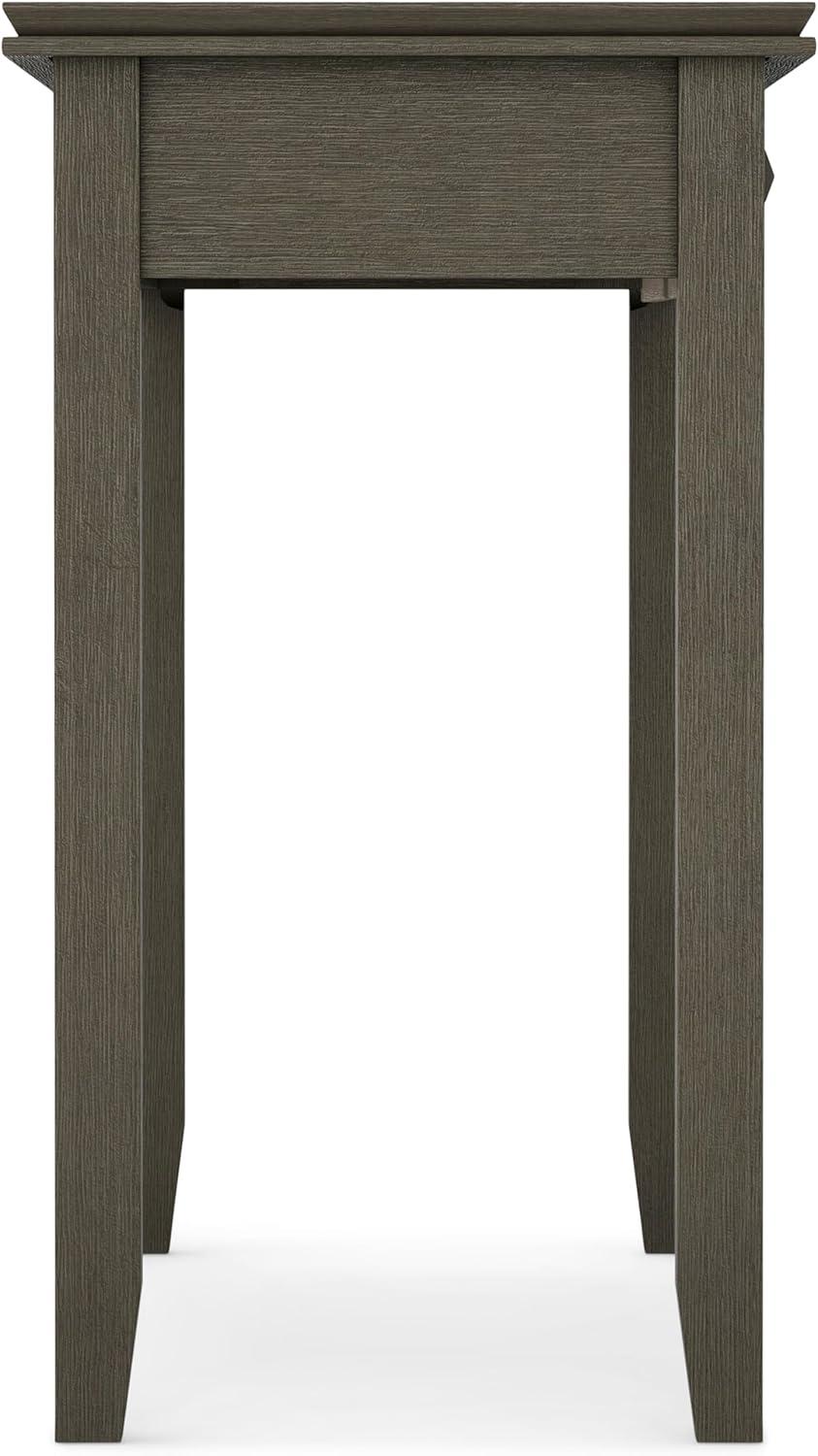 Simpli Home Artisan 46"W Solid Wood Storage Console Table with 2 Storage Drawers