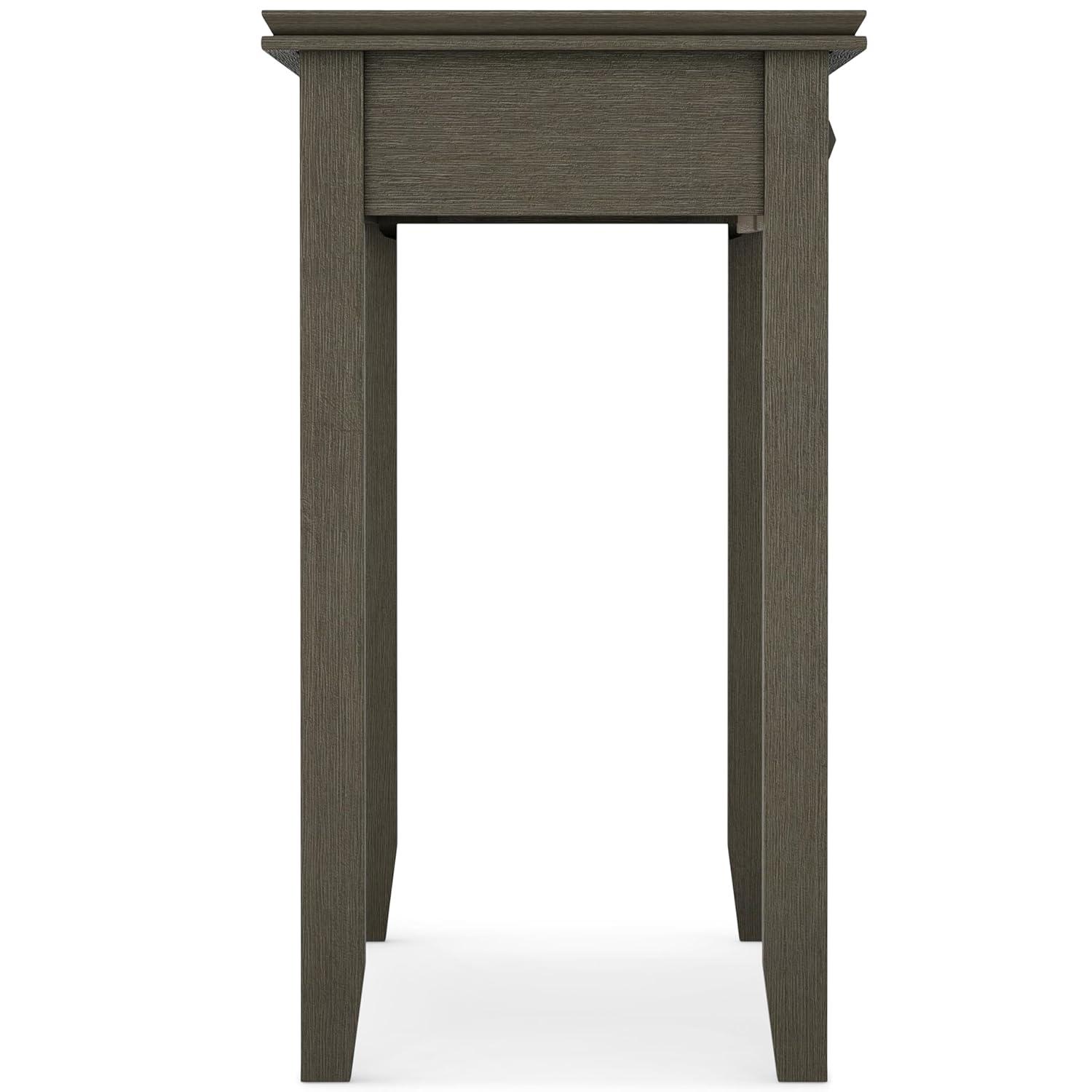 Simpli Home Artisan 46"W Solid Wood Storage Console Table with 2 Storage Drawers