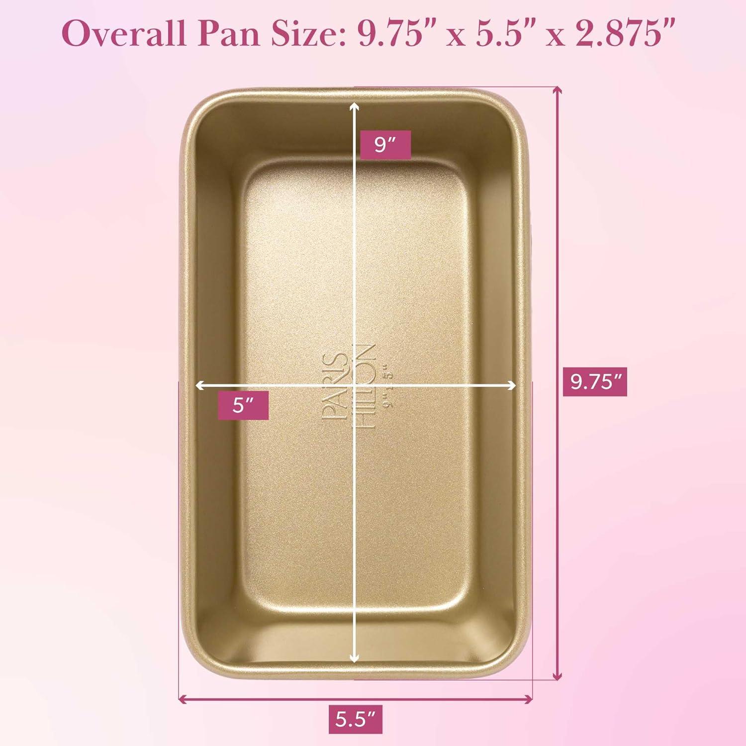 Pink Champagne Nonstick Carbon Steel 9-Inch Loaf Pan