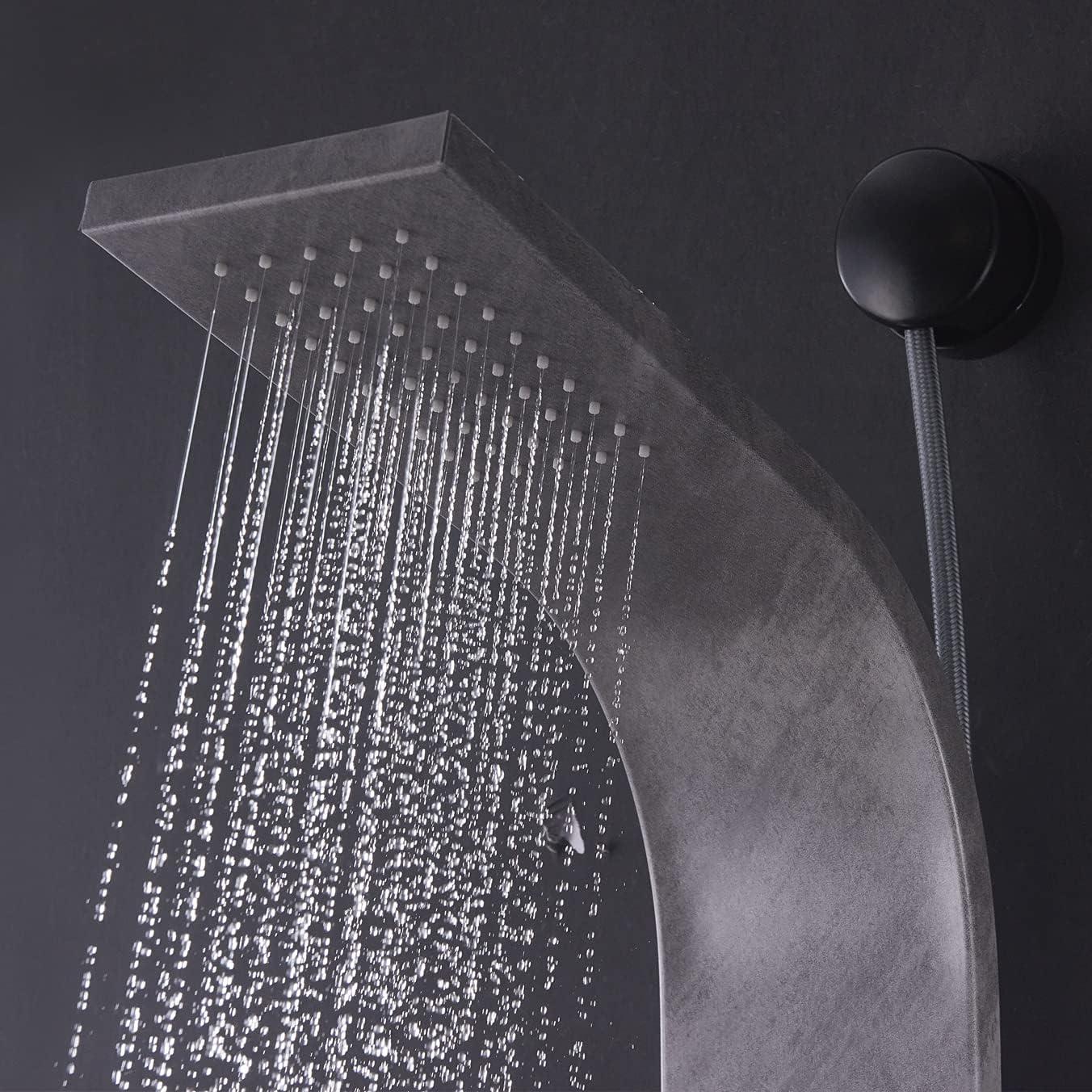 Aura 39.37'' Shower Panel with Fixed Shower Head