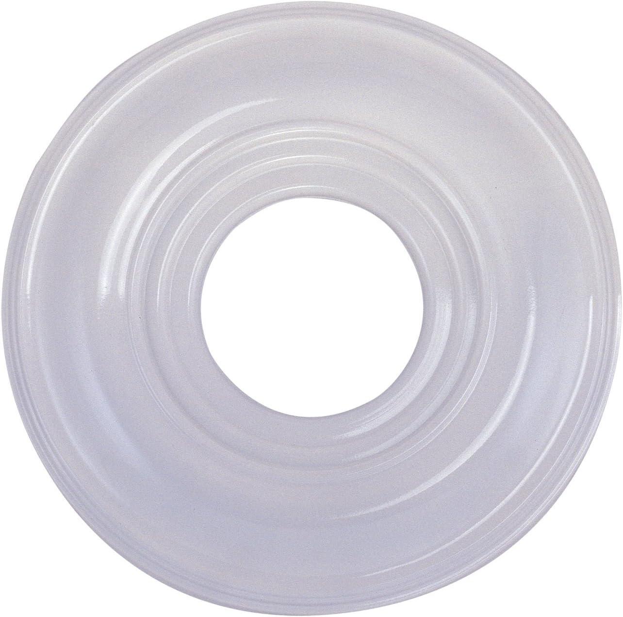 Livex 12-Inch White Steel Ceiling Medallion