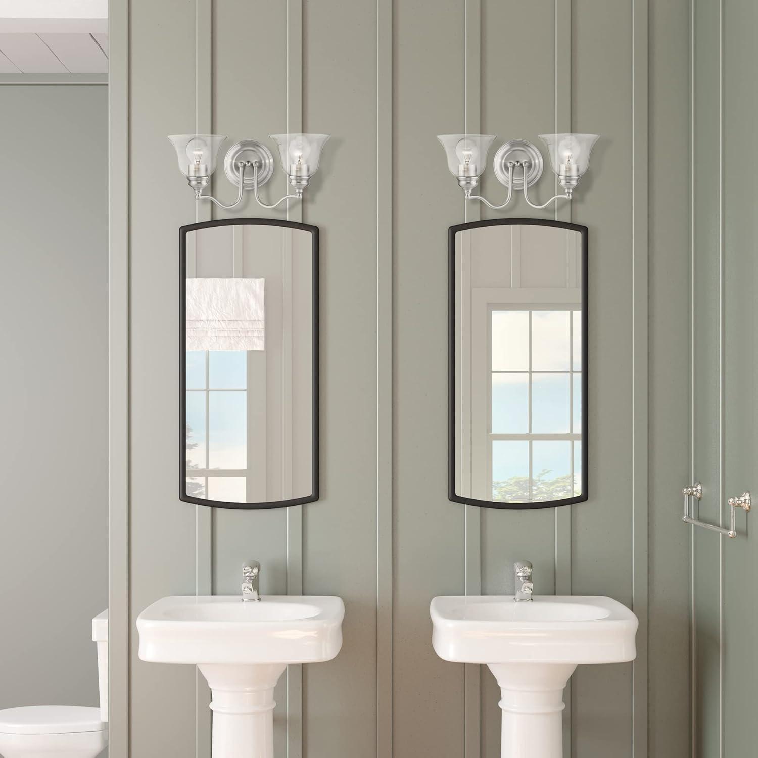 Livex Lighting Moreland 2 - Light Vanity in  Brushed Nickel