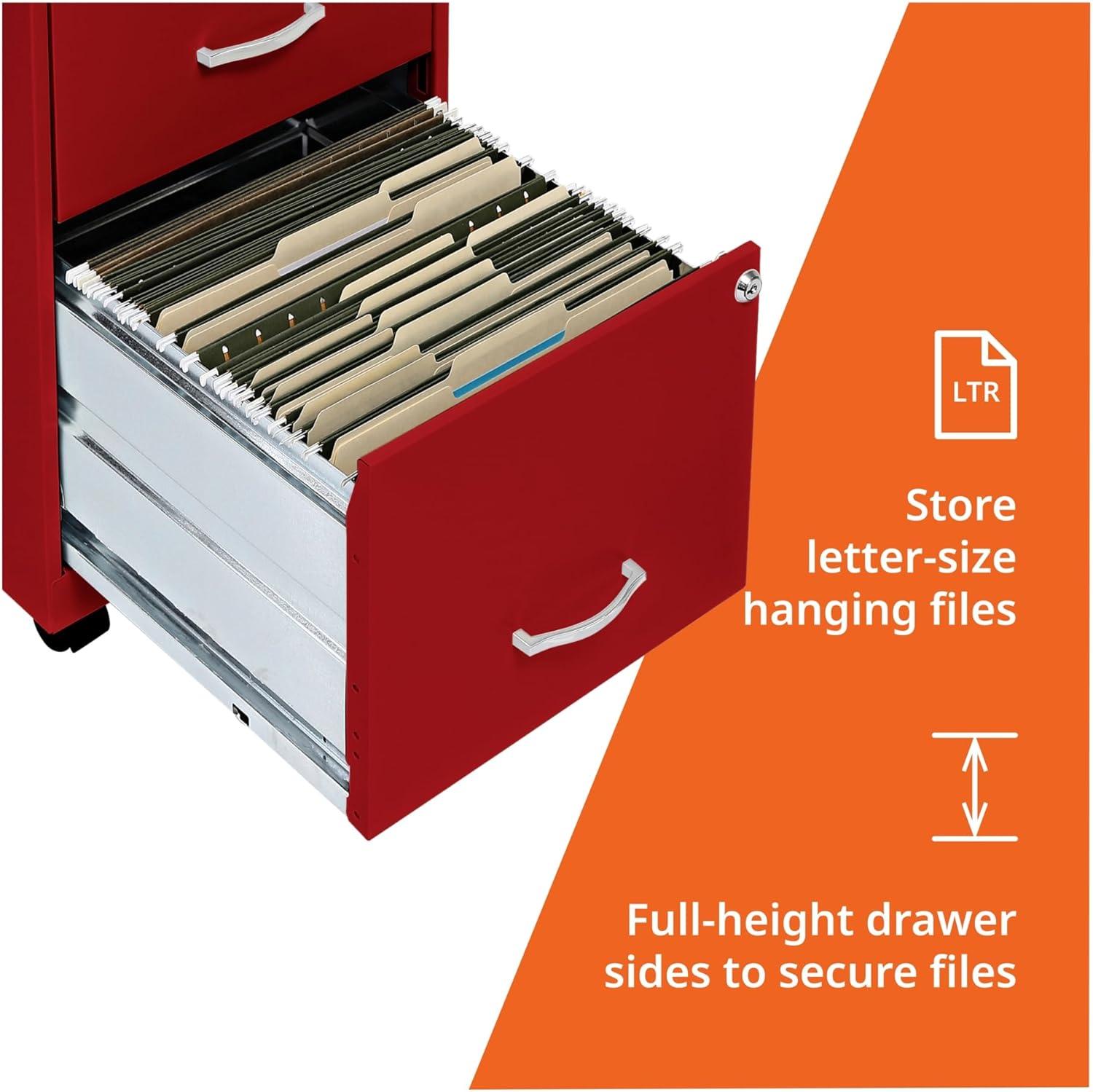 Inbox Zero Onetta Mobile 2-Drawer File Cabinet