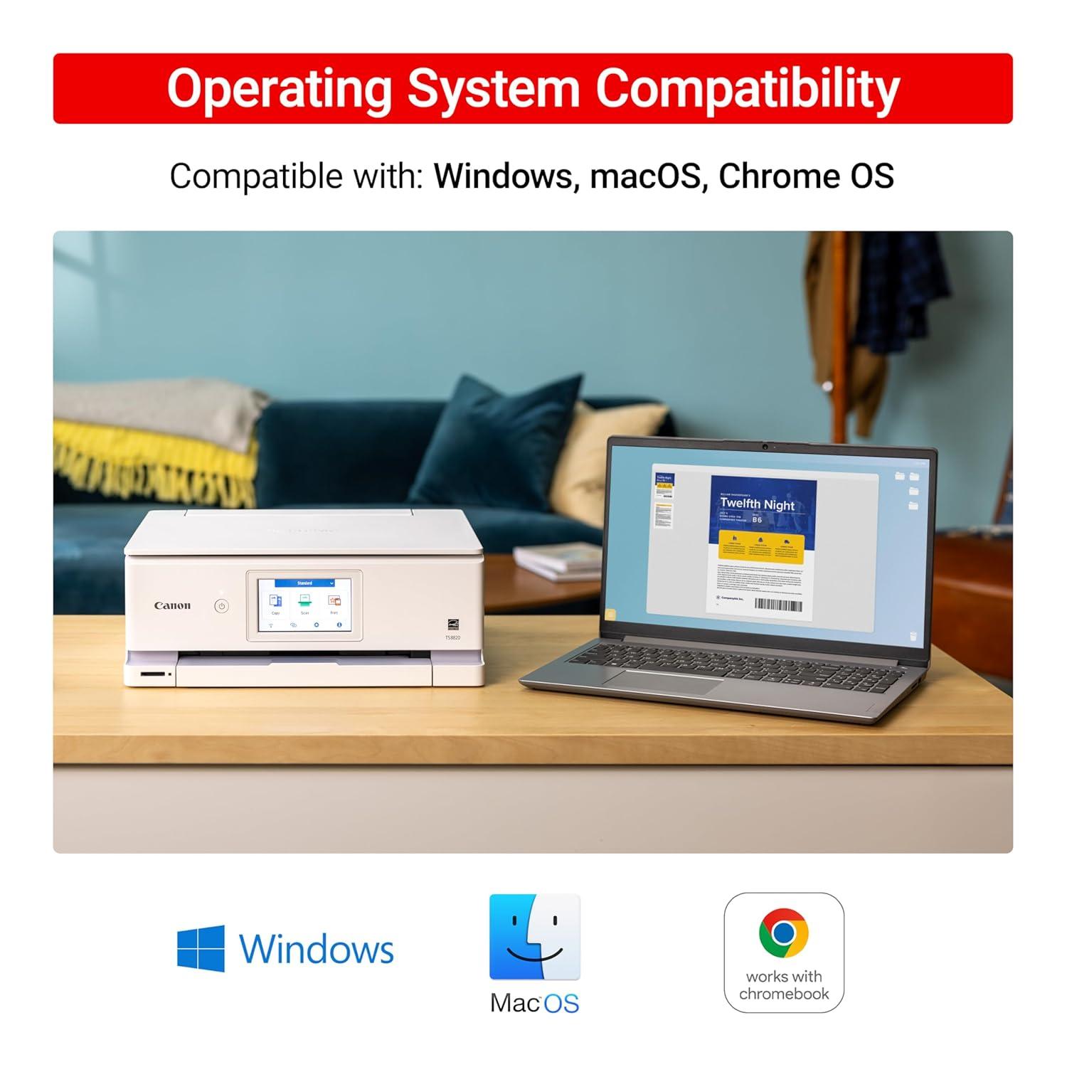 Canon PIXMA TS8820 – Wireless Home All-in-One Printer