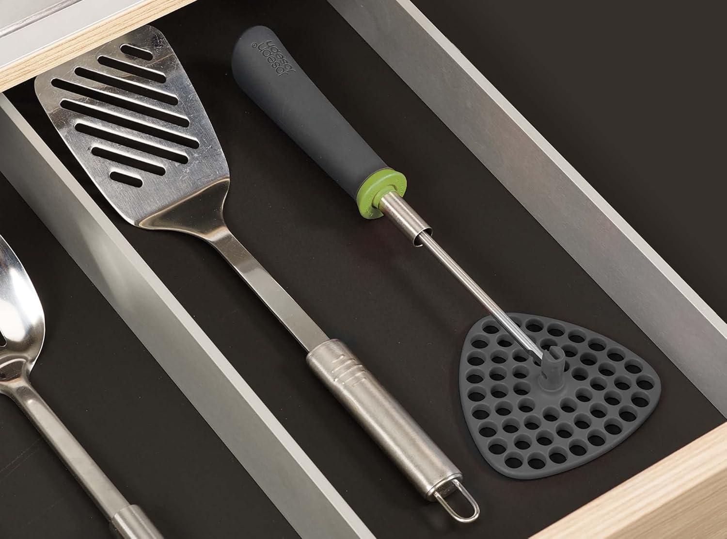 Joseph Joseph Delta Folding Masher - Gray / Green