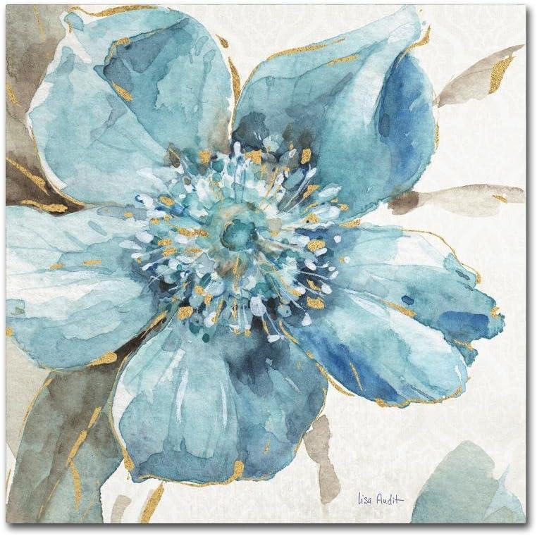 Trademark Fine Art -Lisa Audit 'Indigold VI' Canvas Art - 14''x14''