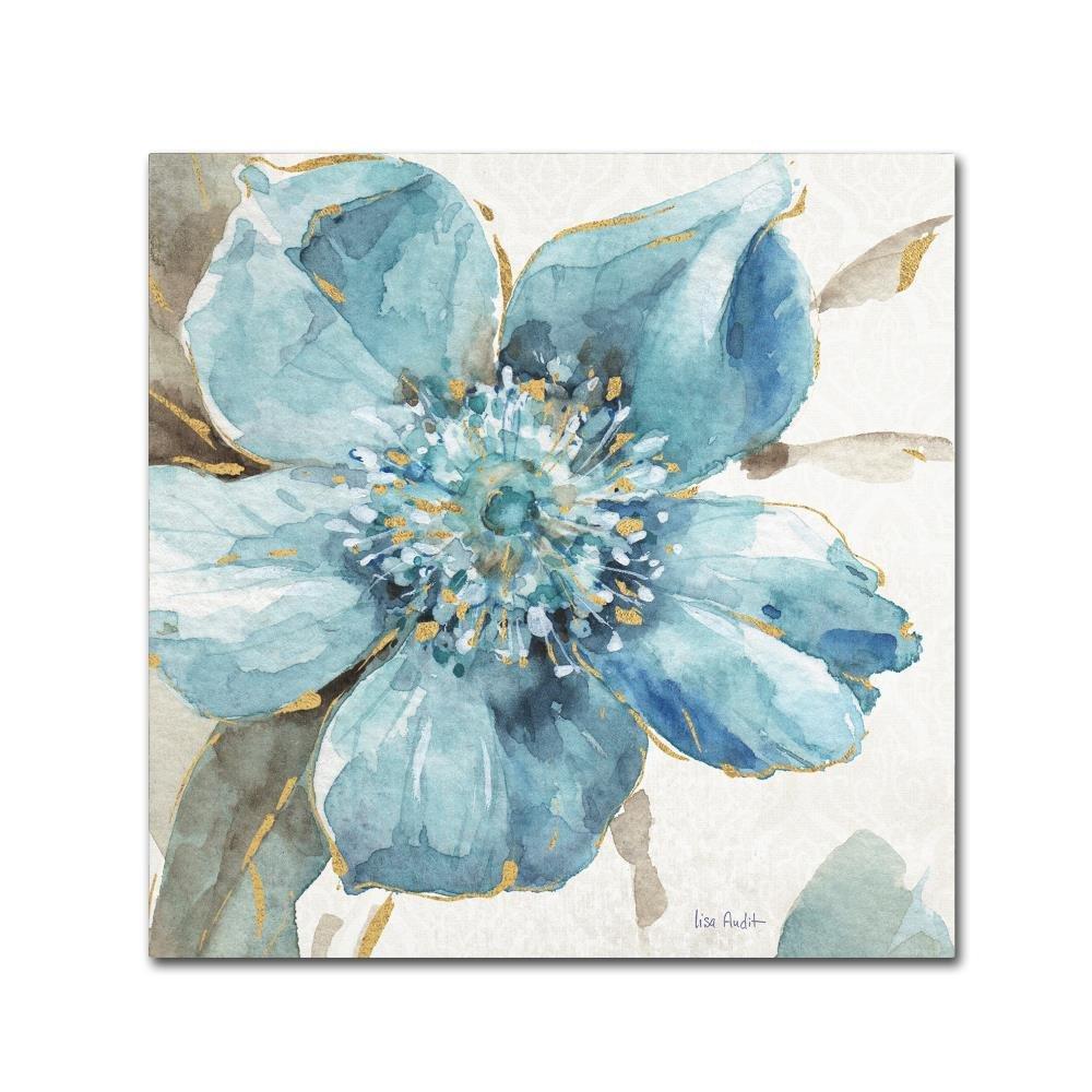 Trademark Fine Art -Lisa Audit 'Indigold VI' Canvas Art - 14''x14''