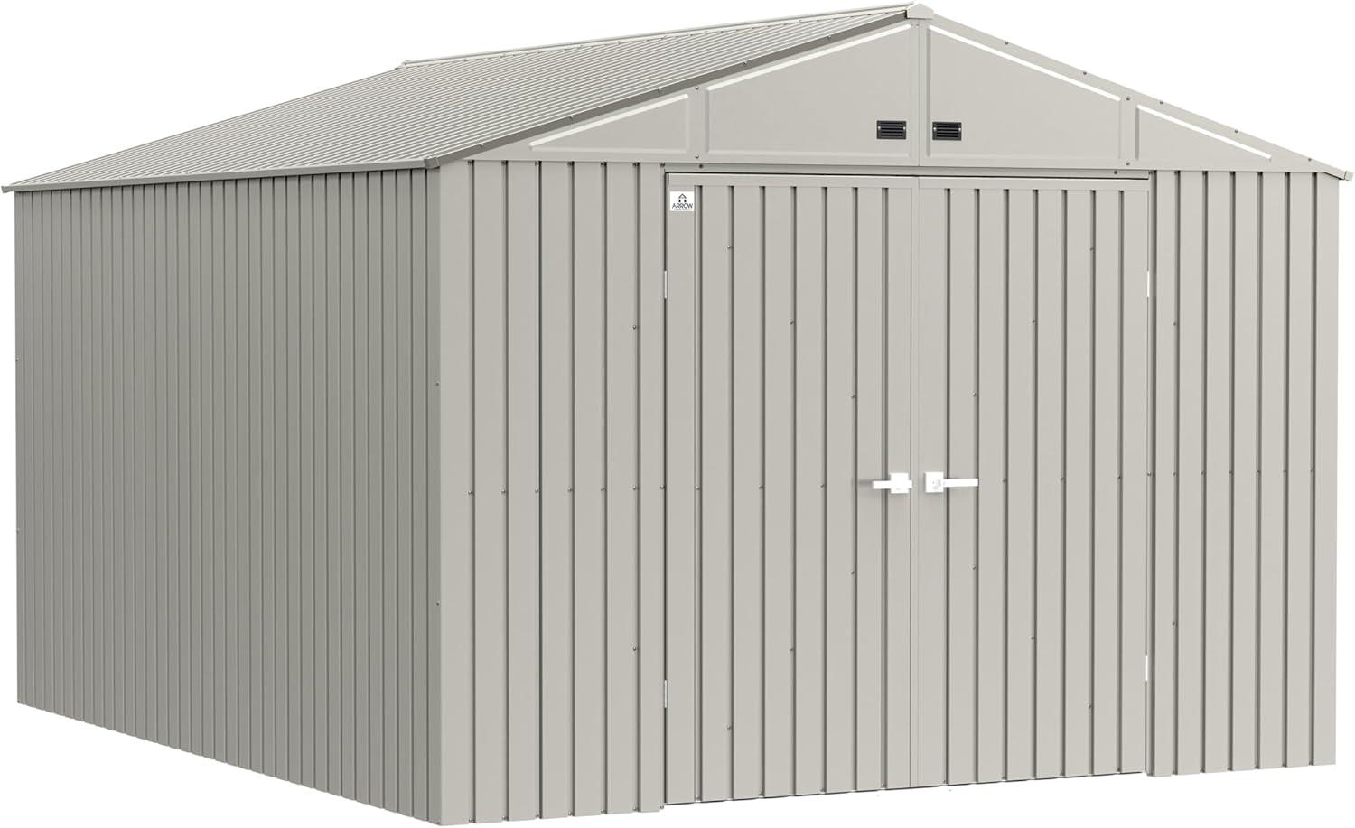 Arrow Arrow Elite 10 ft. W x 12 ft. D Galvanized Steel Storage Shed