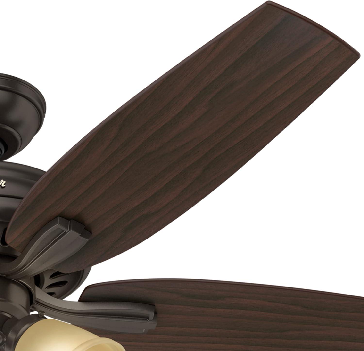 52" Newsome 5 - Blade Standard Ceiling Fan with Pull Chain and Light Kit Included