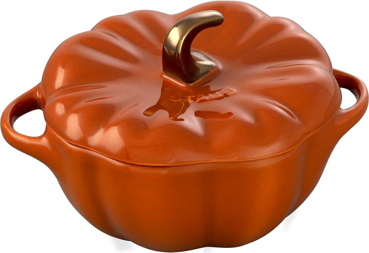 Staub Ceramic Pumpkin Cocotte