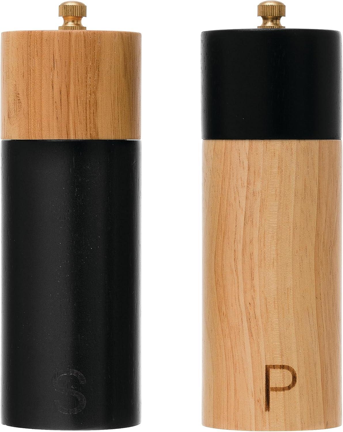 Bloomingville Two-Tone Rubber Salt and Pepper Mills