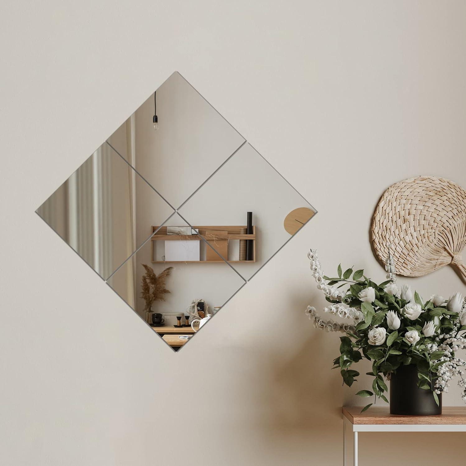 Frameless Full Length Glass Mirror Tiles for Wall or Door