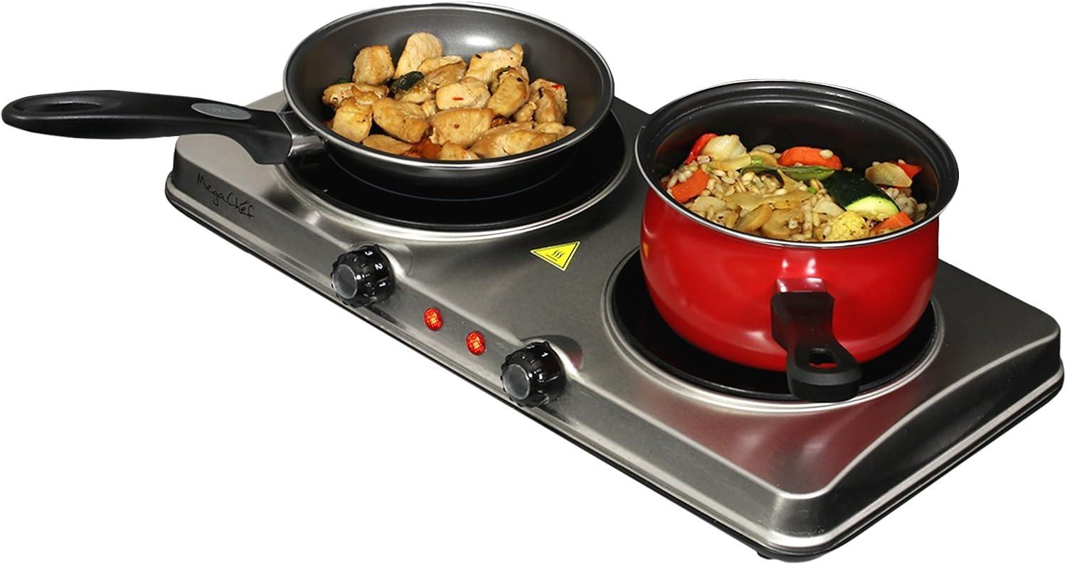 Mega Chef Mega Chef 1700 Watt Electric Double Hot Plate