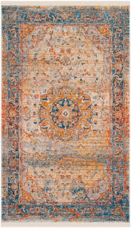 Vintage Persian VTP435 Power Loomed Area Rug  - Safavieh