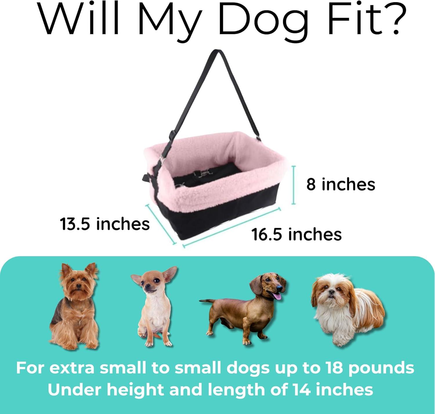 ATCHISON Washable, adjustable, and collapsible pet travel carrier bed