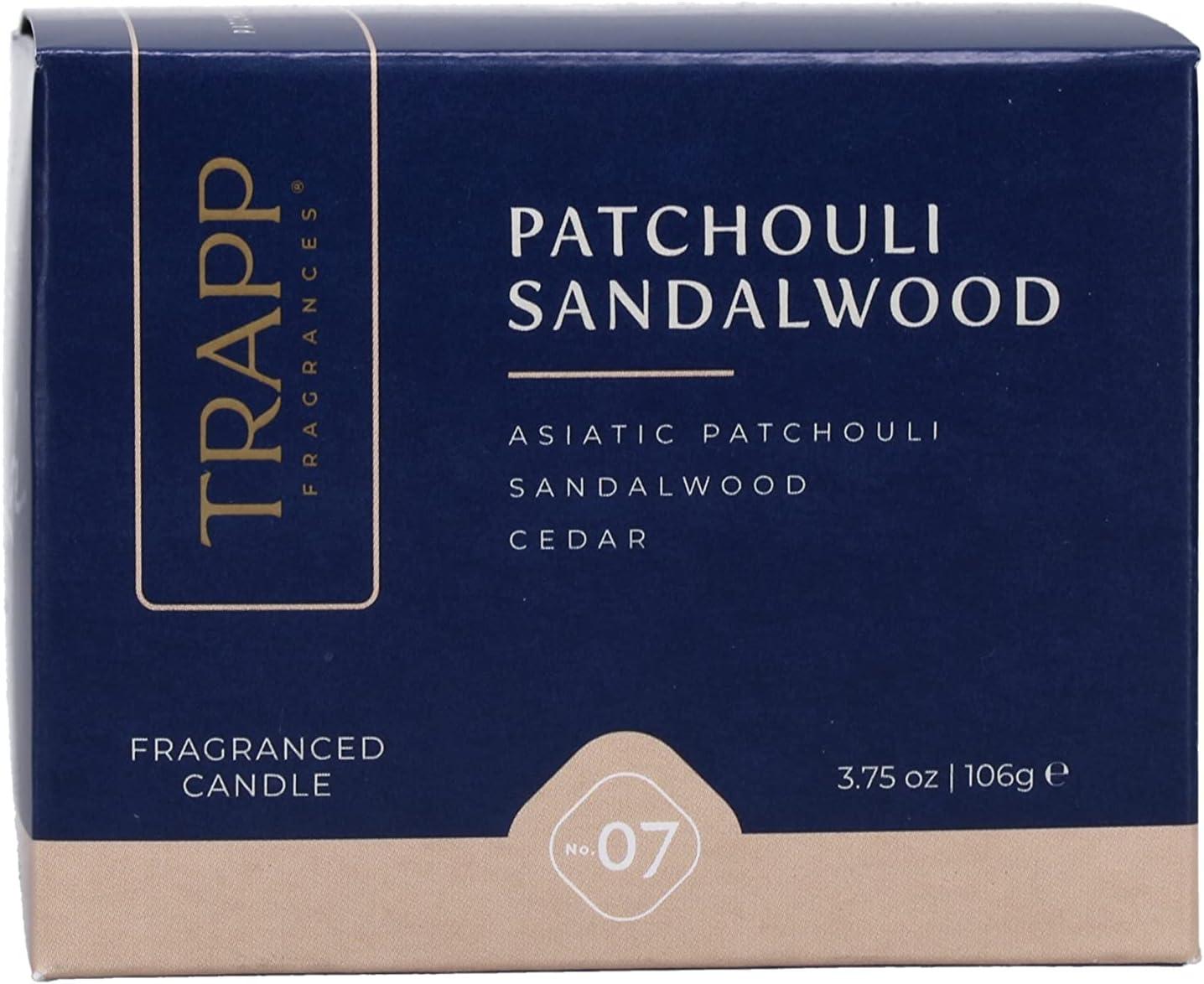 No. 07 Patchouli Sandalwood Patchouli Sandalwood Scented Candle with Glass Holder