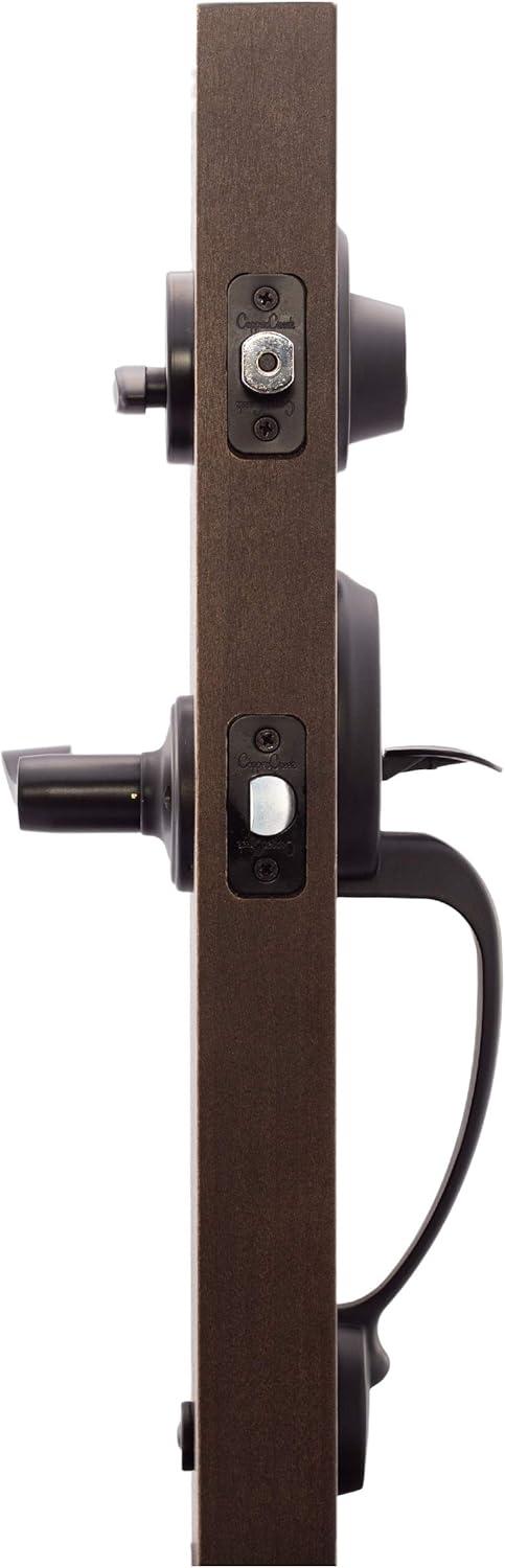 Copper Creek Copper Creek Handleset with Single Cylinder Deadbolt and Copper Creek Door Lever and Colonial Rosette