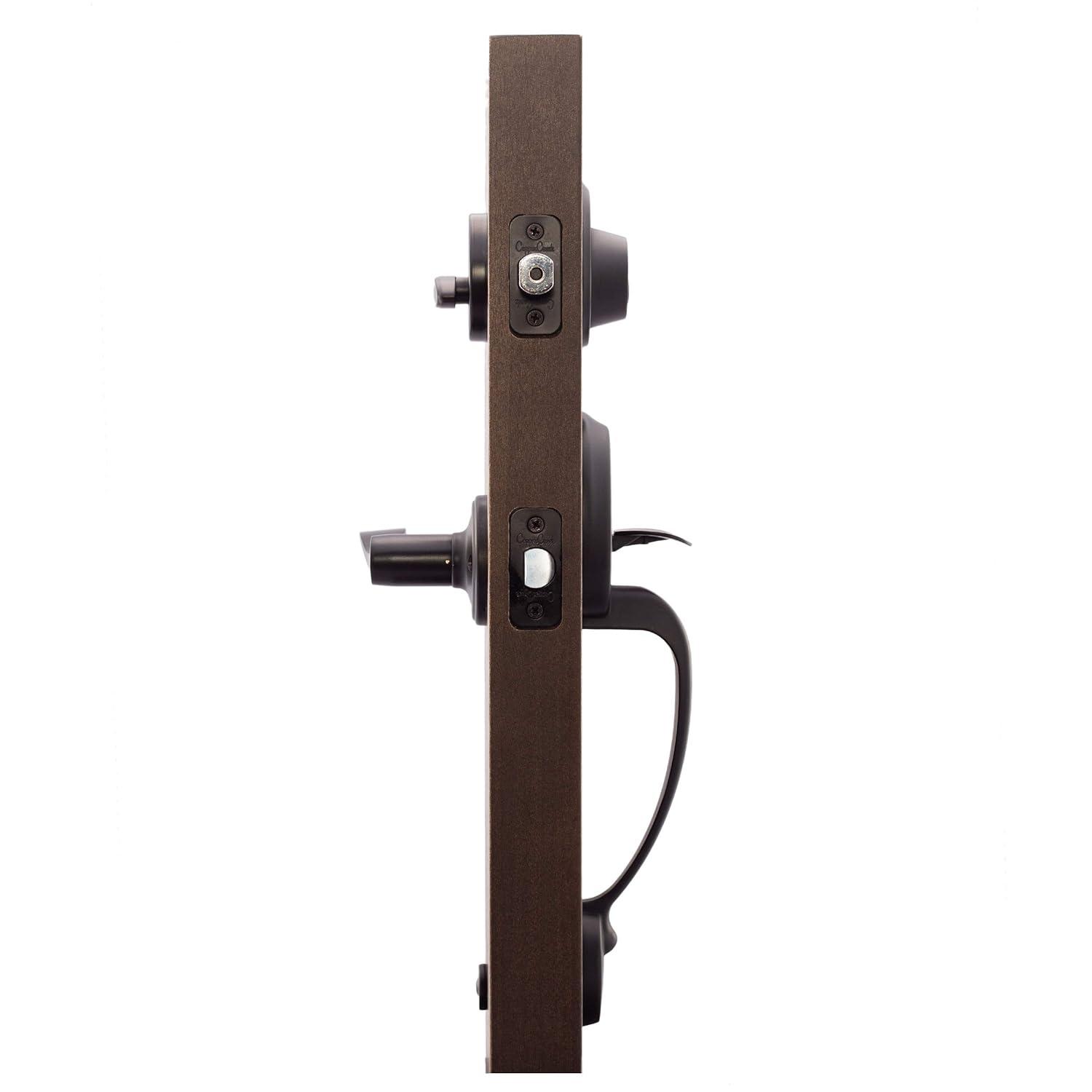 Copper Creek Copper Creek Handleset with Single Cylinder Deadbolt and Copper Creek Door Lever and Colonial Rosette