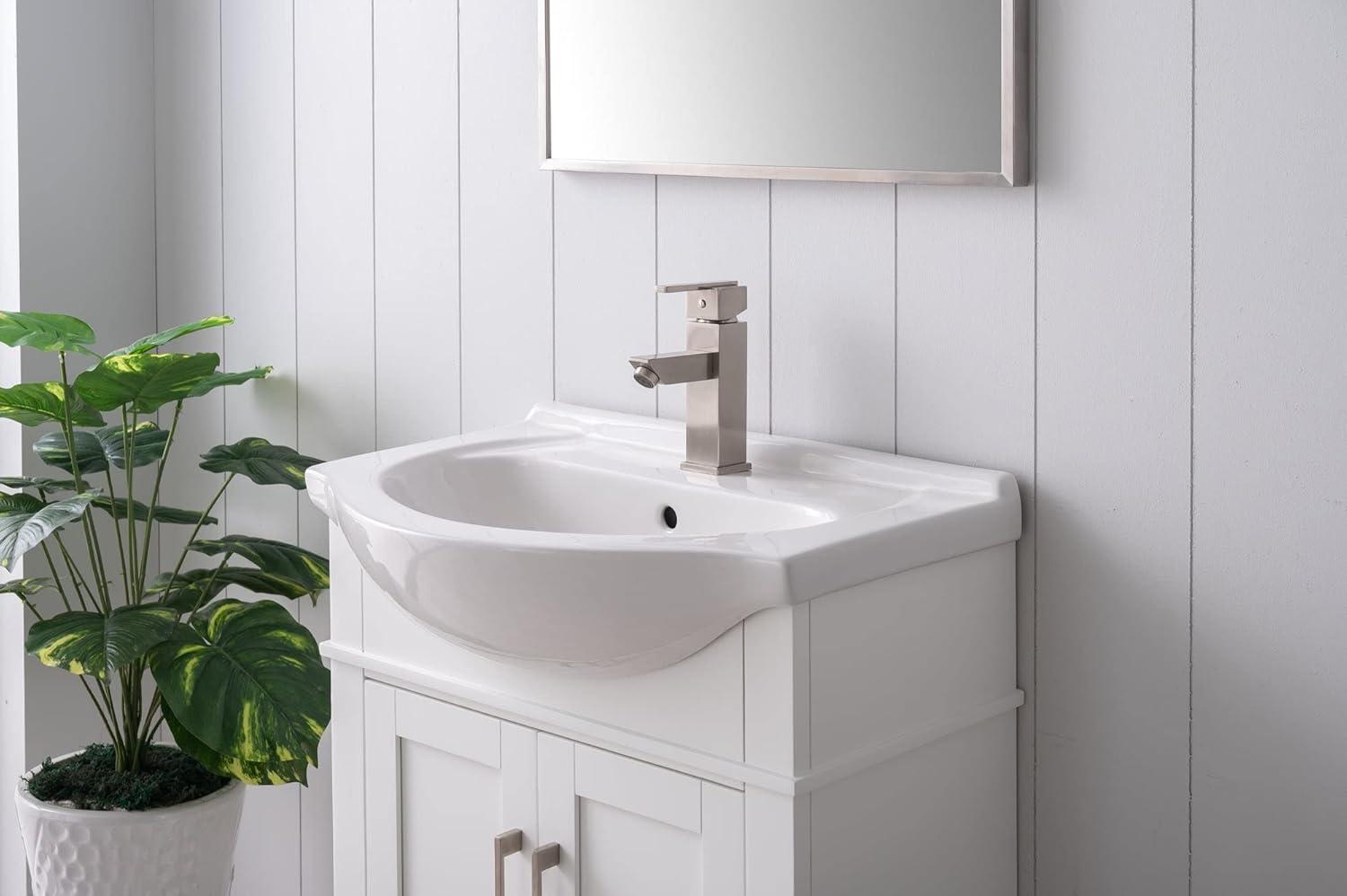 Boesch 24'' Single Bathroom Vanity with Ceramic Top