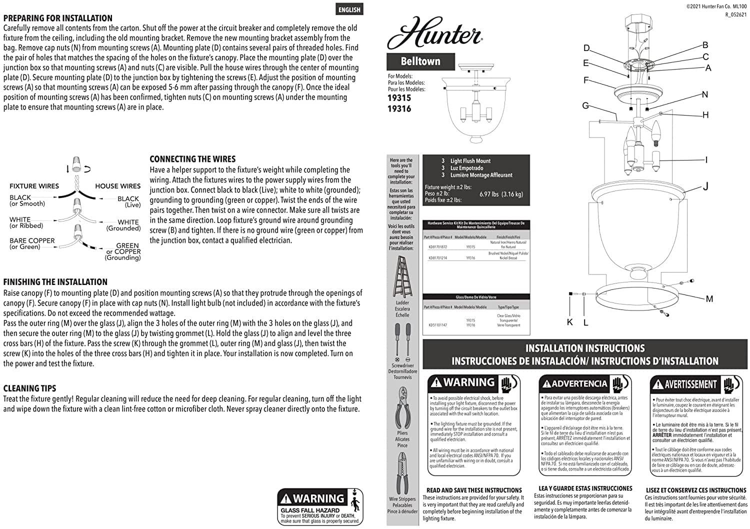 Belltown 3 - Light 13'' Unique/Statement Urn Semi Flush Mount