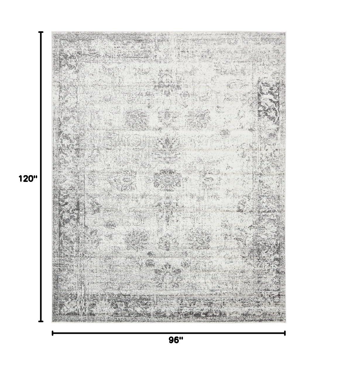 Unique Loom 8' 0 x 10' 0 Sofia Casino Gray Area Rug