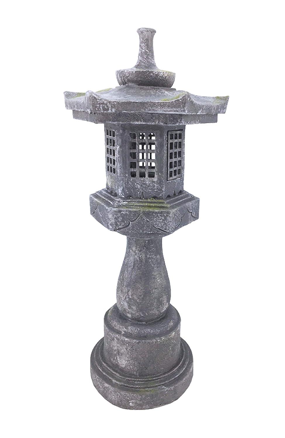 38In Grey Stone Pagoda Lantern
