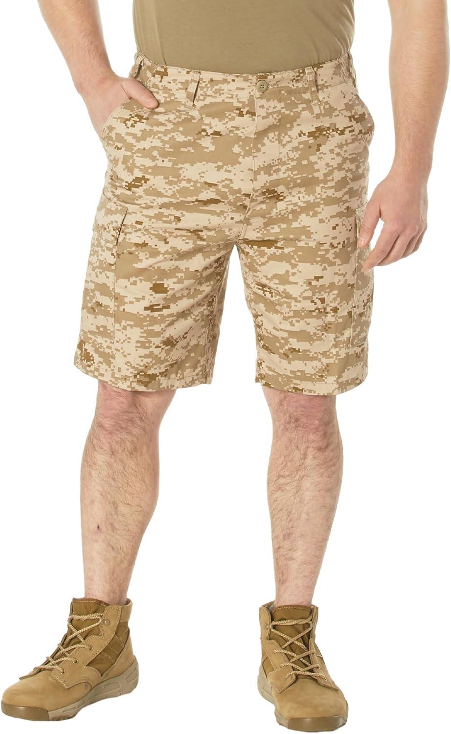 Rothco Digital Camo BDU Shorts,Desert Digital Camo,Large