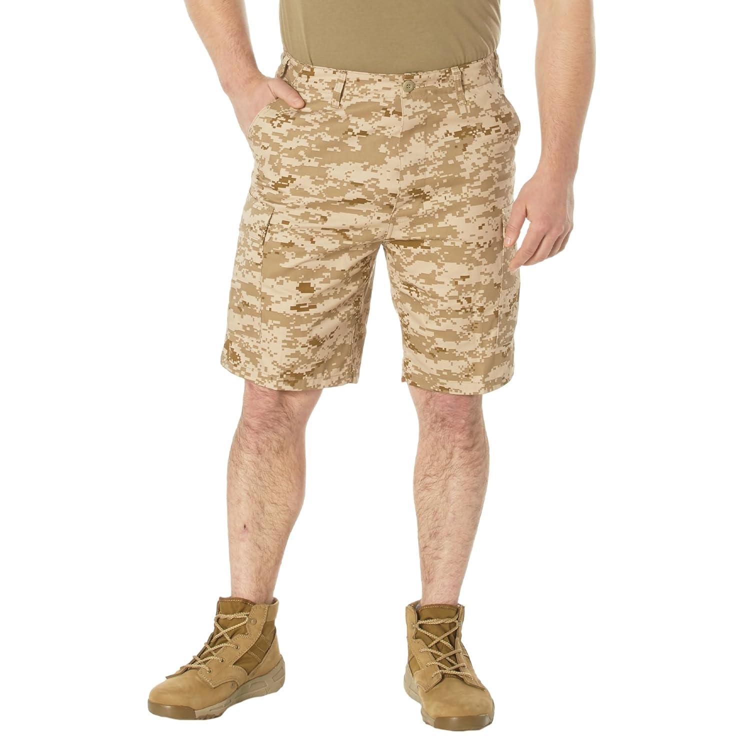 Rothco Digital Camo BDU Shorts,Desert Digital Camo,Large