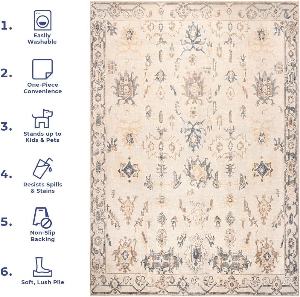 Nuloom August Machine Washable Global Indoor Area Rug