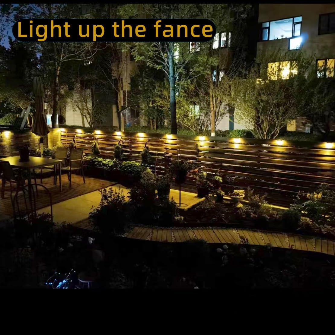 Black Solar Powered LED Deck and Fence Lights Multipack