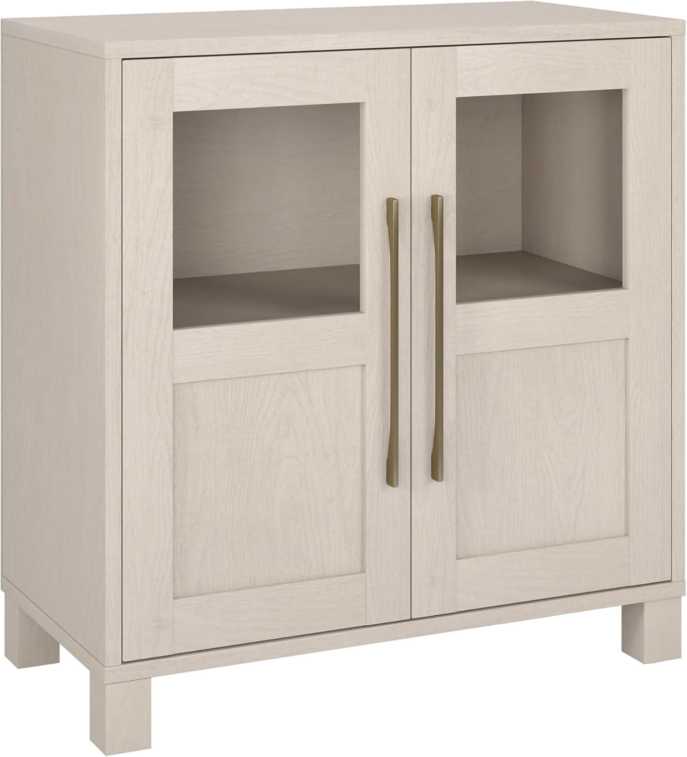 Alder White 28" Adjustable Shelving Accent Cabinet