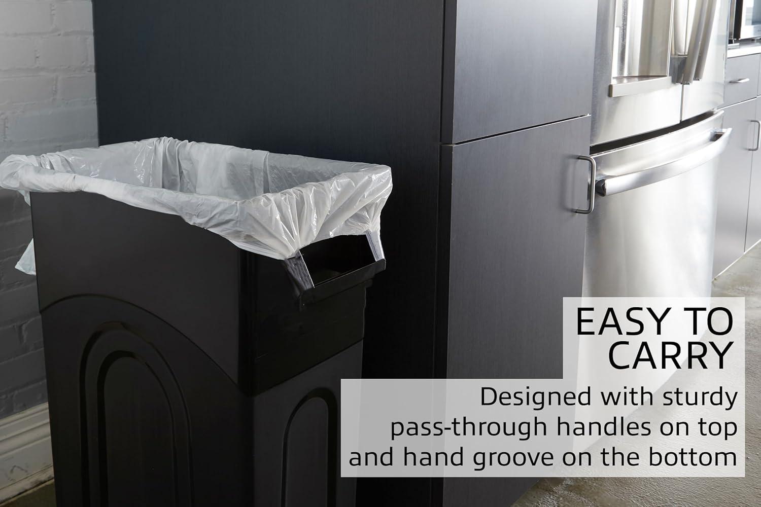 United Solutions United Solutions Highboy Waste Container, 23 Gal, 2 Pack, Space Saving