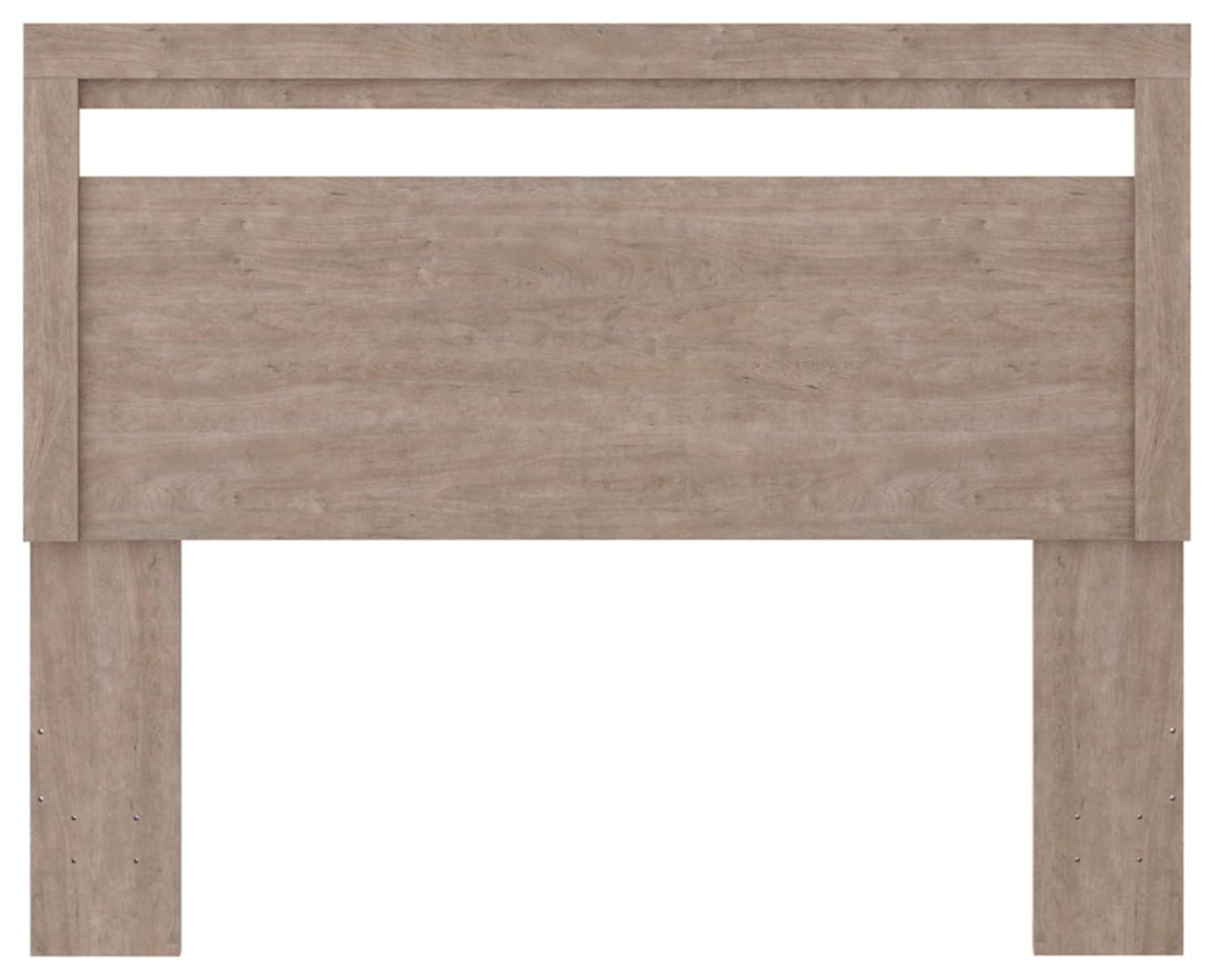 White Transitional Queen Platform Bed with Peekaboo Cutout