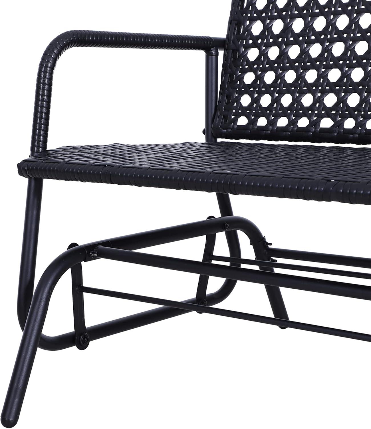 Lark Manor™ Patio 2-Person Wicker Glider Bench Rocking Chair