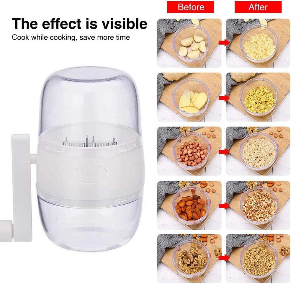 Apmemiss Clearance Food Chopper Nut Chopper Grinder Hand Crank for Nuts Walnut Pecans Portable MultiChopper Shredder for Making Toppings Manual Mini Food Shredder Nut Chopper Garlic Kitchen Tool