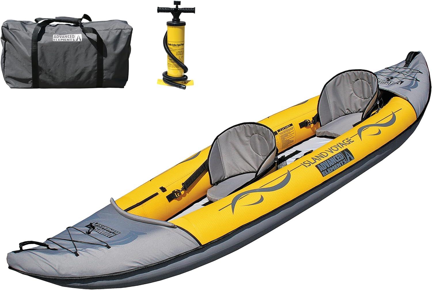 Advanced Elements Island Voyage 2 Recreational Kayak with Pump