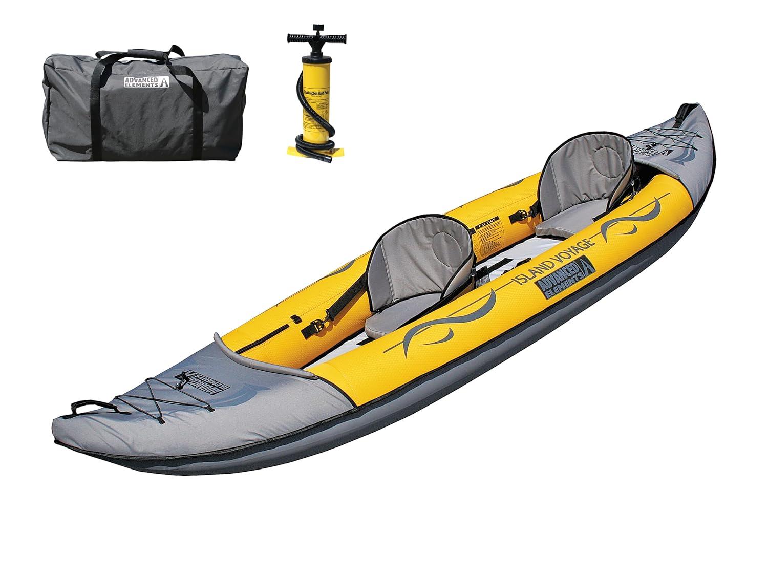 Advanced Elements Island Voyage 2 Recreational Kayak with Pump