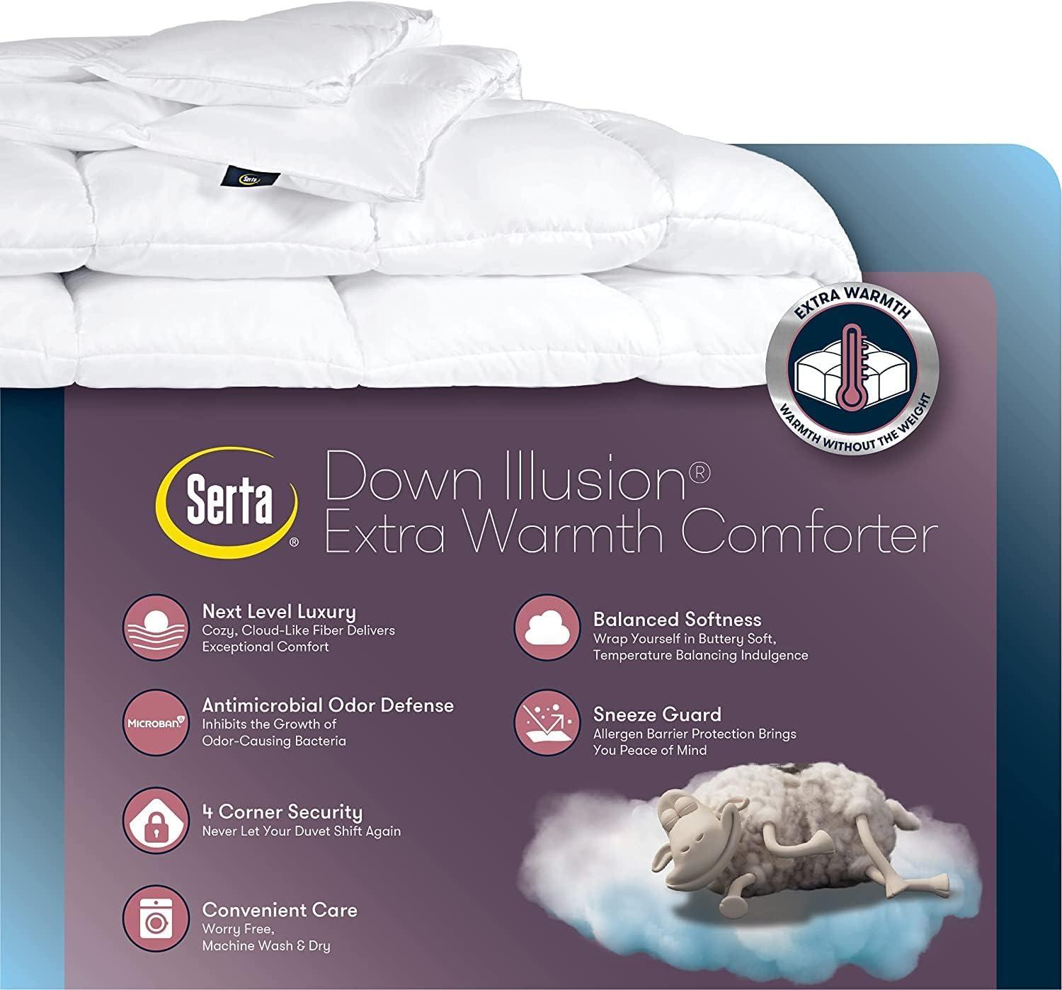 Twin White Down Alternative Microfiber Duvet