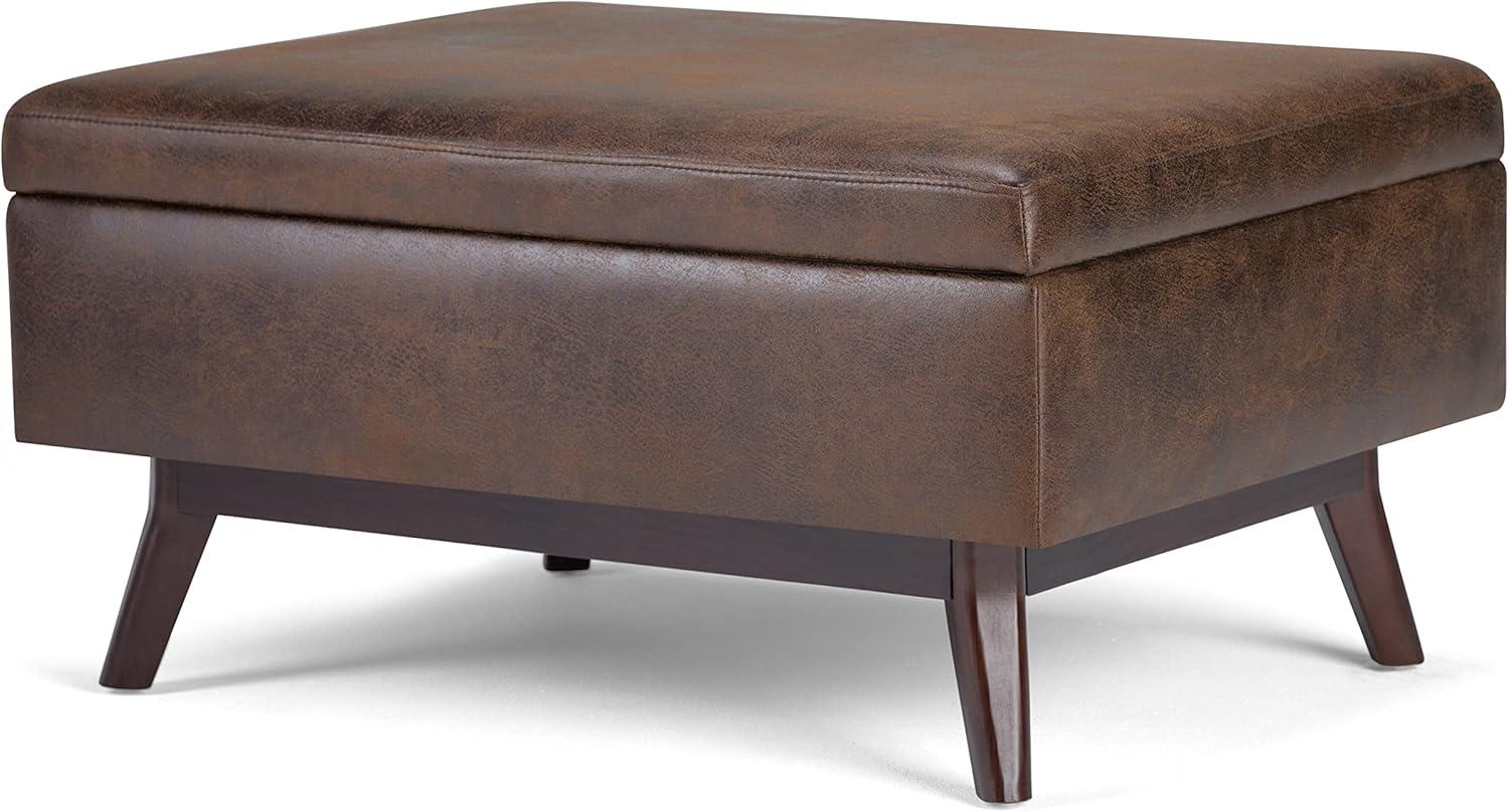 Owen Faux Leather Ottoman