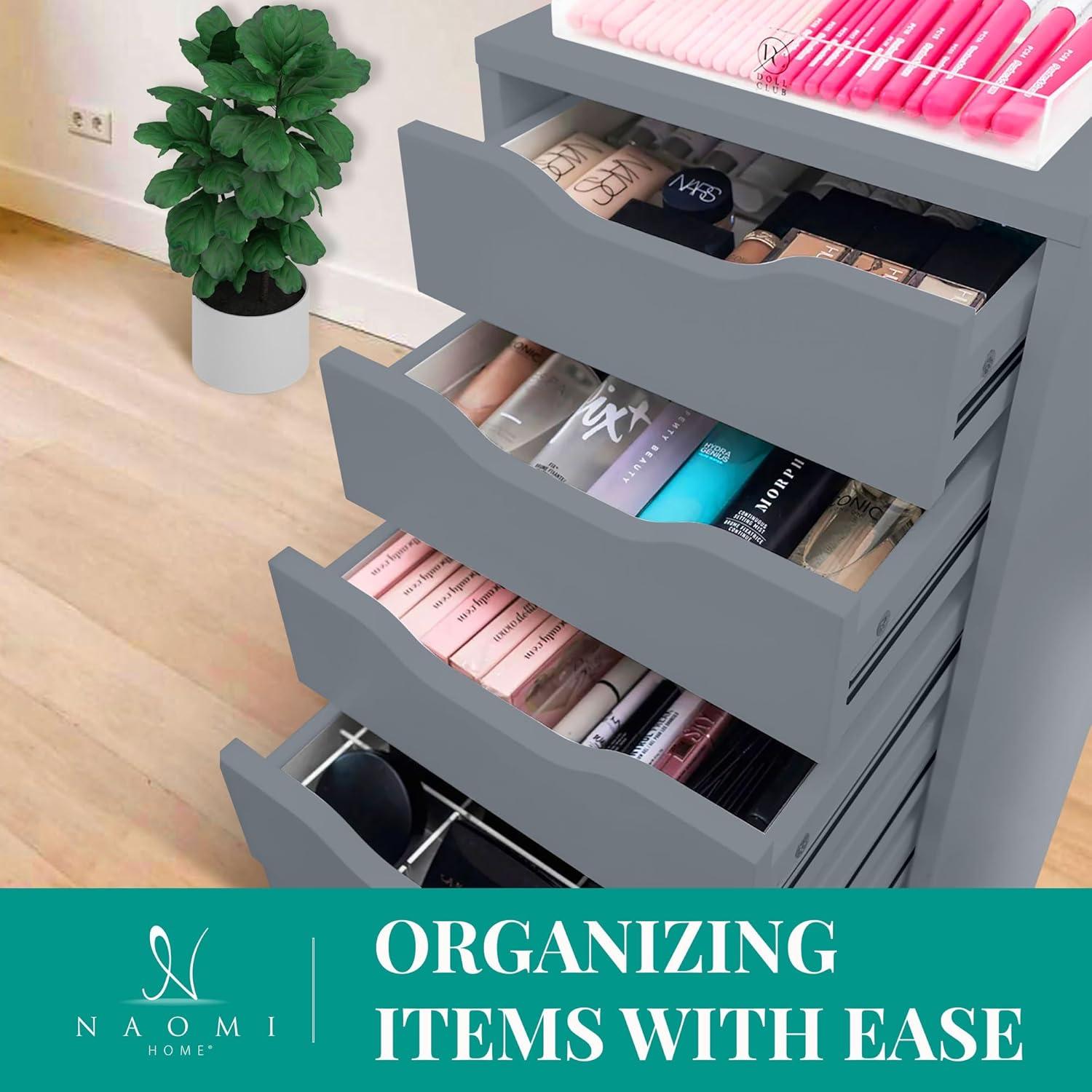 Naomi Home 9-Drawer Office Storage Cabinet - Color: Gray, Size: 9 Drawer