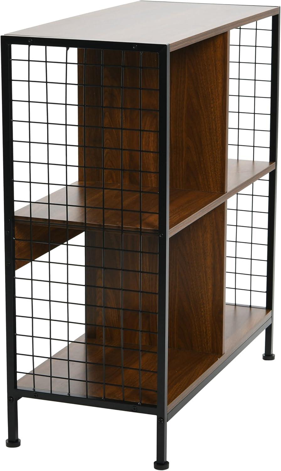 Household Essentials 28.15" Trellis 4 Shelf Bookshelf