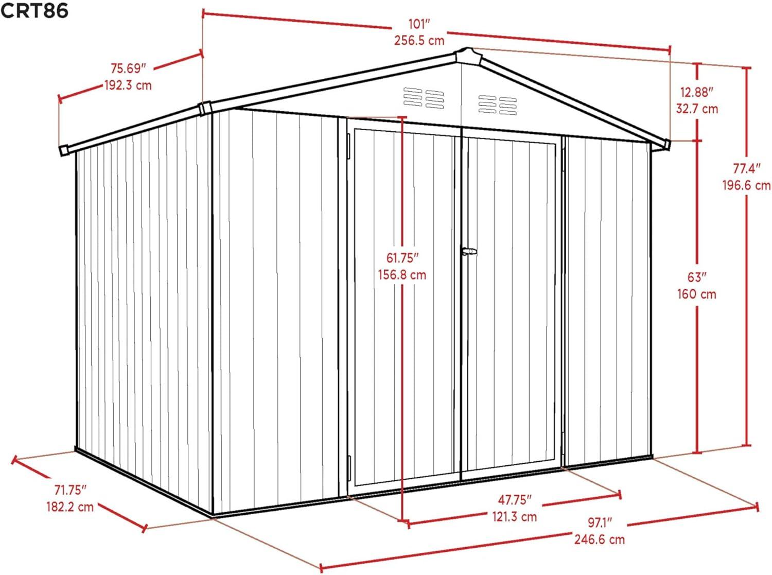 Cover-It CoverIT Steel Storage Shed