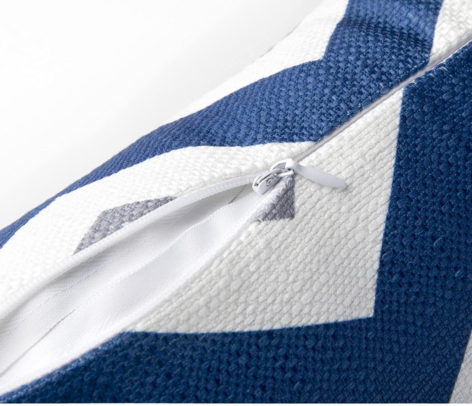 Outdoor Pillows for Lounge Chair Head Resting, Small Square Decotative Pillow with Adjustable Stripe for Recliner, Office Chair,Car Seat,Sofa Neck or Lumbar Attachment,Waterproof 2pack